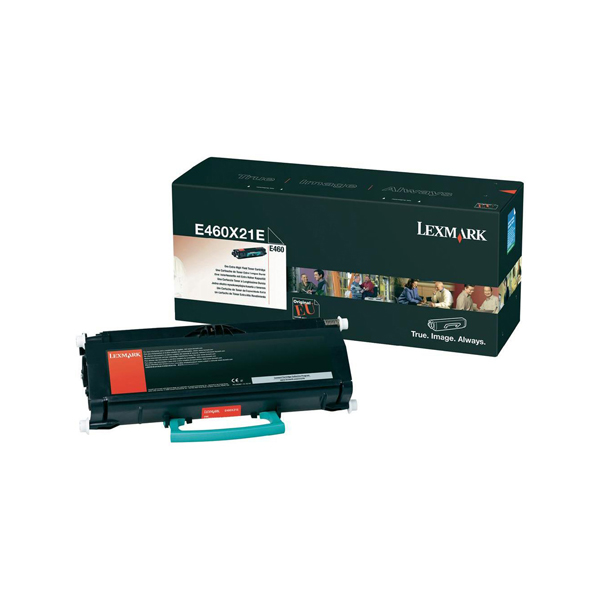 MD_IBME460X21E Lexmark - Toner - Ciano - E460X21E - non return program - 15.000 pag - immagine 1