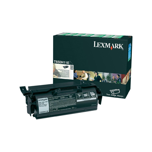MD_IBMT650H11E Lexmark - Toner - Nero - T650H11E - return program - 25.000 pag - immagine 1