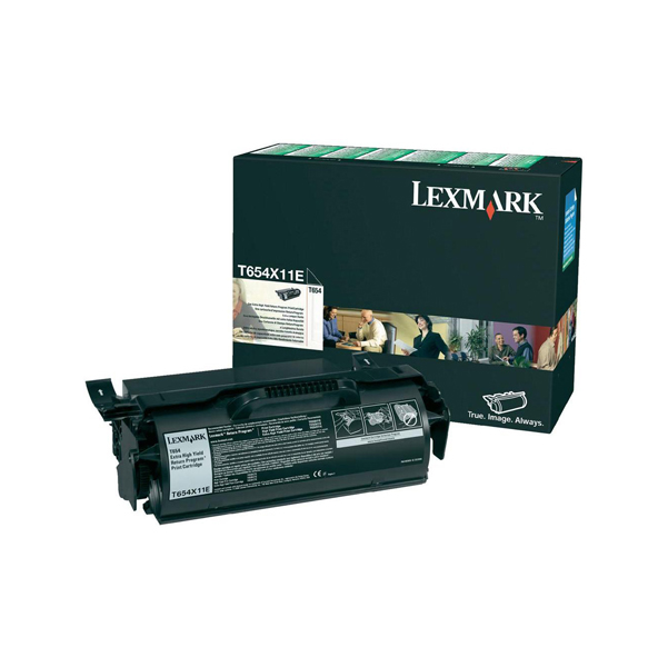 MD_IBMT654X11E Lexmark - Toner - Nero - T654X11E - return program - 36.000 pag - immagine 1