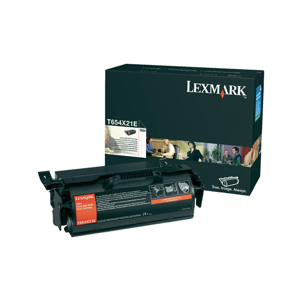 MD_IBMT654X21E Lexmark - Toner - Nero - T654X21E - non return program - 36.000 pag - immagine 1