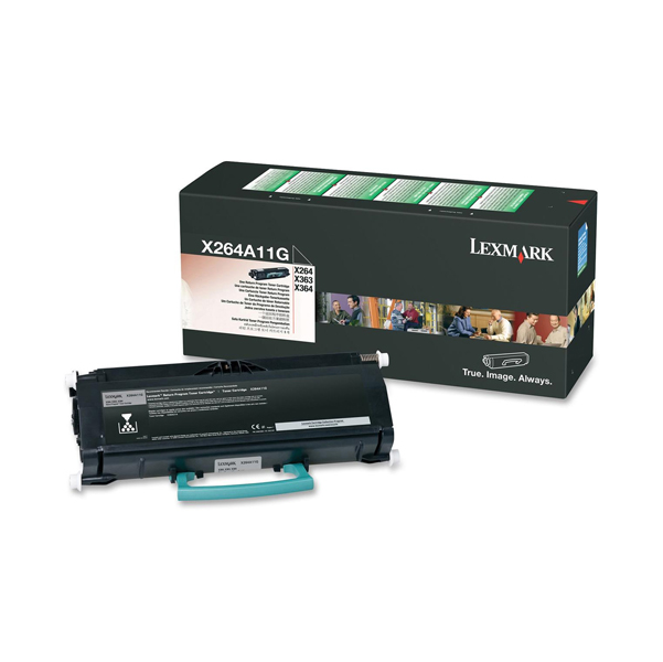 MD_IBMX264A11G Lexmark - Toner - Nero - X264A11G - return program - 3.500 pag - immagine 1