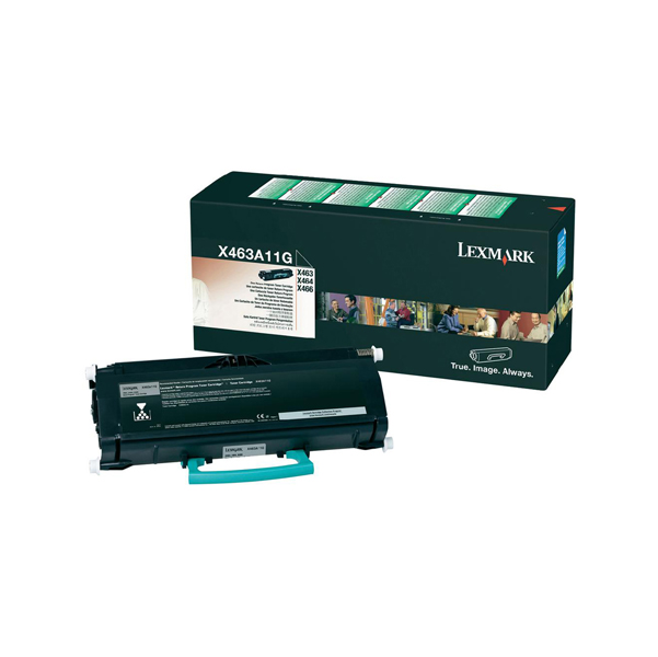 MD_IBMX463A11G Lexmark - Toner - Nero - X463A11G - non return program - 3.500 pag - immagine 1
