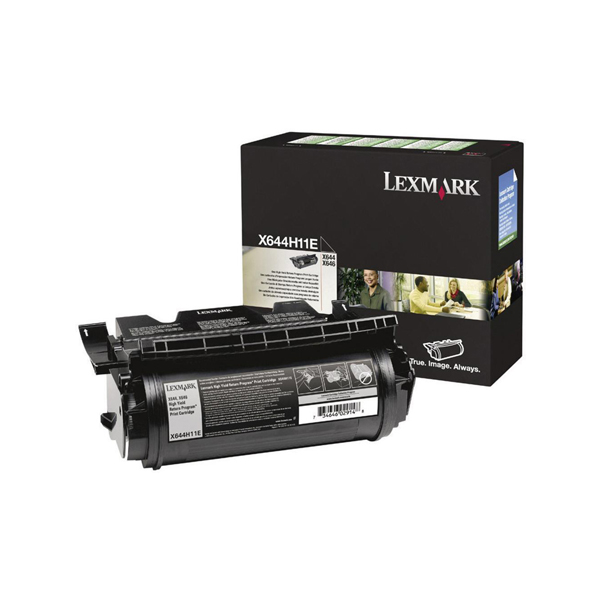 MD_IBMX644H11E Lexmark - Toner - Nero - X644H11E - return program - 21.000 pag - immagine 1