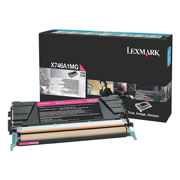 MD_IBMX746A1MG Lexmark - Toner - Magenta - X746A1MG - return program - 7.000 pag - immagine 1