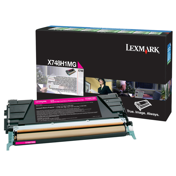 MD_IBMX748H1MG Lexmark - Toner - Magenta - X748H1MG - return program - 10.000 pag - immagine 1