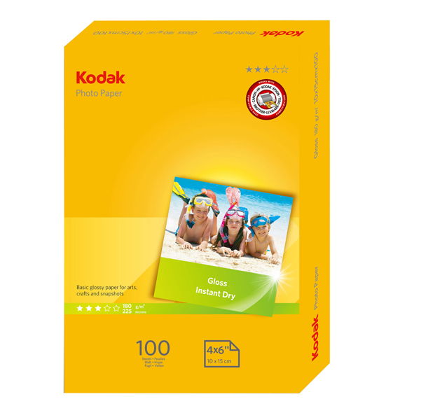 MD_KOD5740097 Kodak - Carta fotografica lucida Photo Gloss - 10 x 15 cm - 180 gr - 100 fogli - 5740-097 - immagine 1