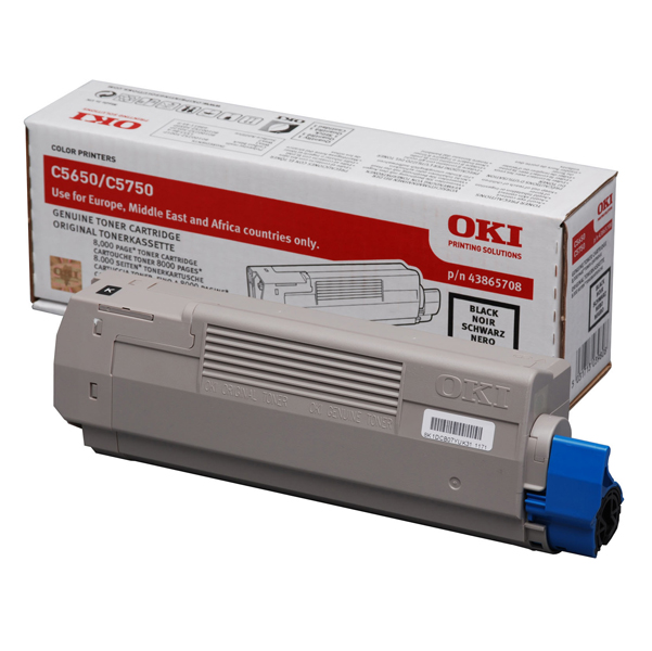 MD_OKIC5650BK Oki - Toner - Nero - C5650/C5750 - 43865708 - 8.000 pag - immagine 1
