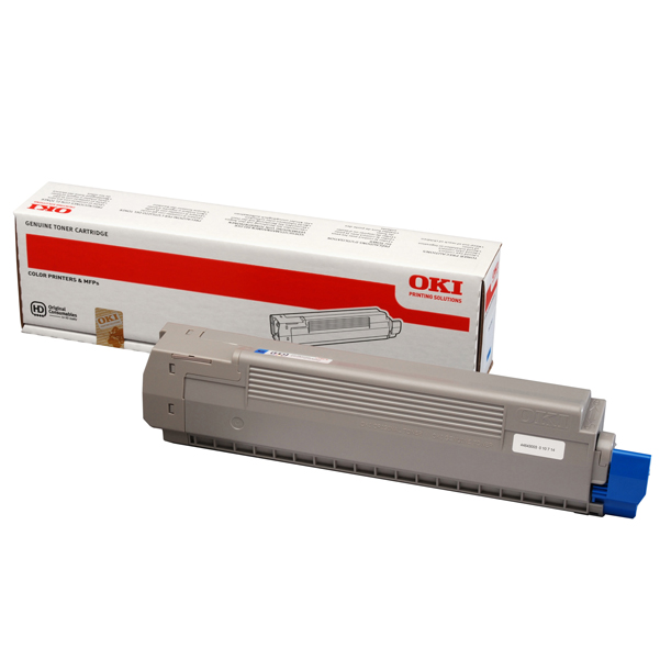 MD_OKIC801C Oki - Toner - Ciano - C801 C821 - 44643003 - 7.300 pag - immagine 1