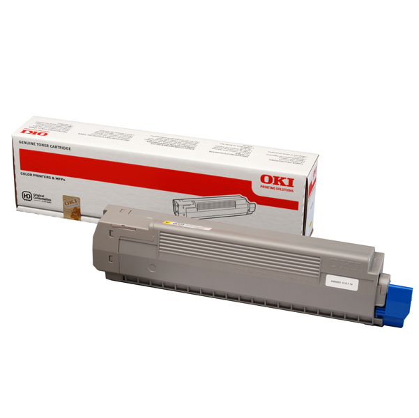 MD_OKIC801Y Oki - Toner - Giallo - C801 C821 - 44643001 - 7.300 pag - immagine 1