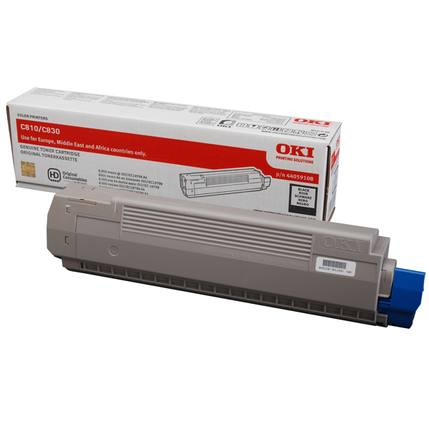 MD_OKIC810BK Oki - Toner - Nero - C-810 C-830 - 44059108 - 8.000 pag - immagine 1
