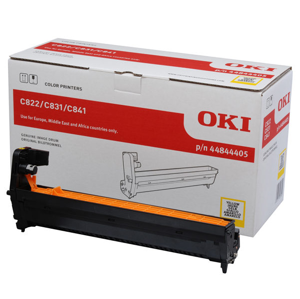 MD_OKIC822DRY Oki - Tamburo - Giallo - C822/831/841 - 44844405 - 30.000 pag - immagine 1