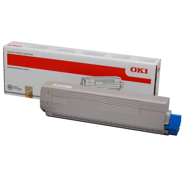 MD_OKIC822Y Oki - Toner - Giallo - C822 - 44844613 - 7.300 pag - immagine 1
