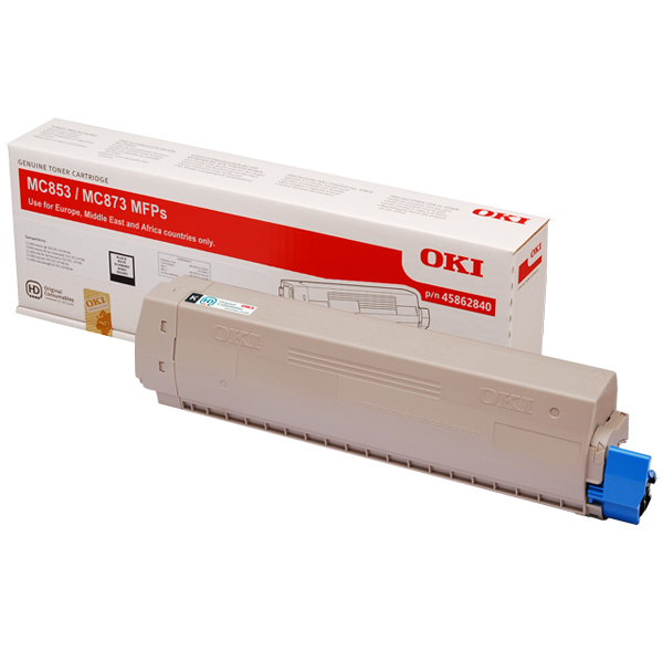 MD_OKIC853BK Oki - Toner - Nero - MC853/873 - 45862840 - 7.000 pag - immagine 1