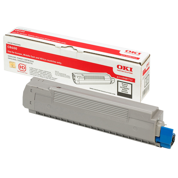MD_OKIC8600BK Oki - Toner - Nero - C8600 - 43487712 - 6.000 pag - immagine 1