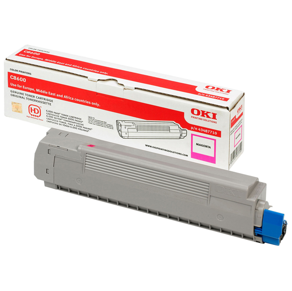 MD_OKIC8600M Oki - Toner - Magenta - C8600 - 43487710 - 6.000 pag - immagine 1