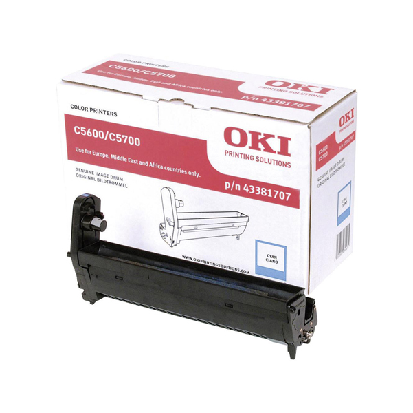 MD_OKIEPC5600C Oki - Tamburo - Ciano - C5600 C5700 - 43381707 - 20.000 pag - immagine 1
