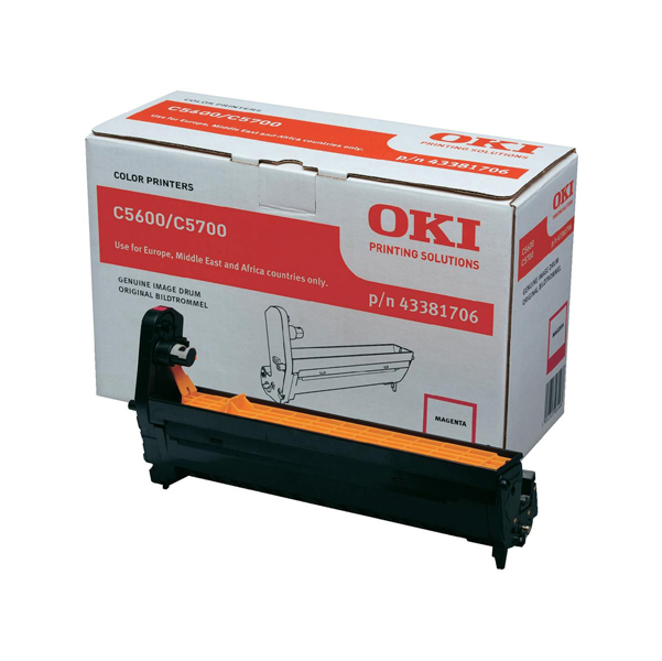 MD_OKIEPC5600M Oki - Tamburo - Magenta - C5600 C5700 - 43381706 - 20.000 pag - immagine 1