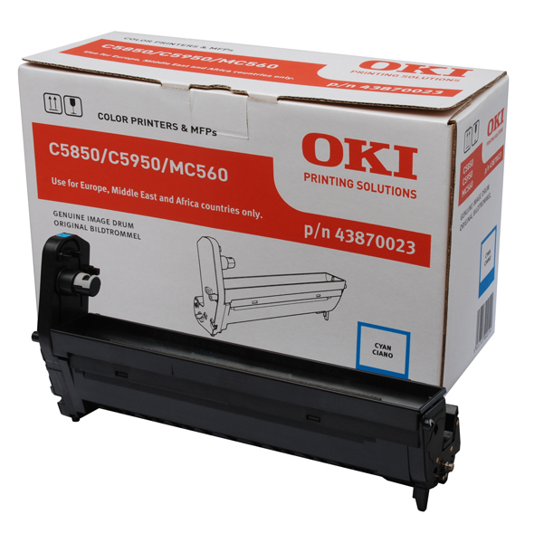 MD_OKIEPC5850C Oki - Tamburo - Ciano - C5850/5950 - 43870023 - 20.000 pag - immagine 1