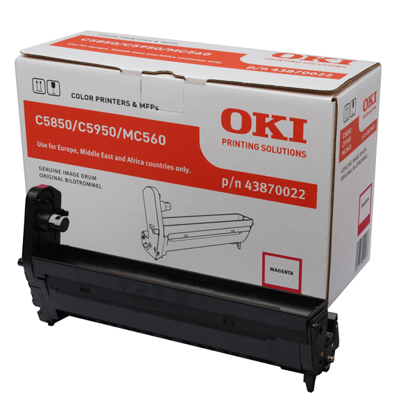 MD_OKIEPC5850M Oki - Tamburo - Magenta - C5850/5950 - 43870022 - 20.000 pag - immagine 1