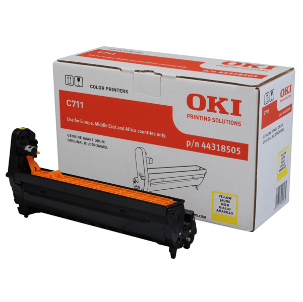 MD_OKIEPC711Y Oki - Tamburo - Giallo - C711 - 44318505 - 20.000 pag - immagine 1