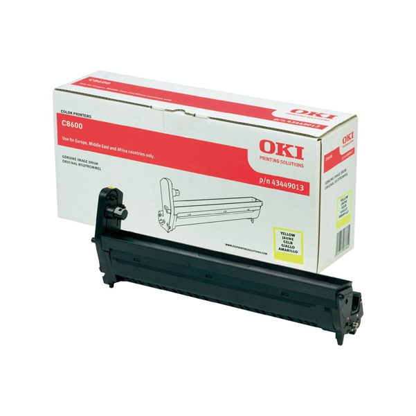 MD_OKIEPC8600Y Oki - Tamburo - Giallo - C8600 - 43449013 - 20.000 pag - immagine 1