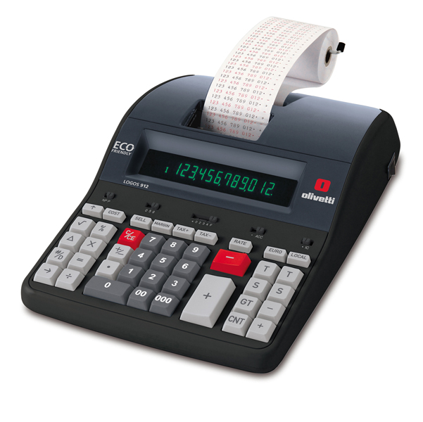 MD_OLIB5897 Olivetti - Calcolatrice scrivente - da tavolo - LOGOS 912 - immagine 1