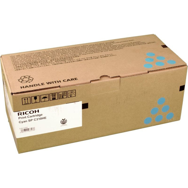 MD_RICHC310HEC Ricoh - Toner - Ciano - 407637 - 6.600 pag - immagine 1