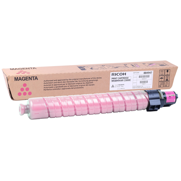 MD_RICMPC3000M Ricoh - Toner - Magenta - 842032 - 12.500 pag - immagine 1