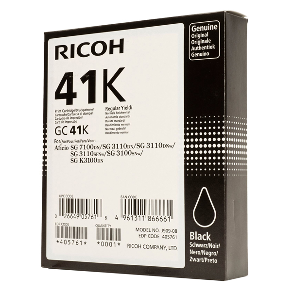 MD_RICRHGC41K Ricoh - Toner - Nero - 405761 - 2.500 pag - immagine 1