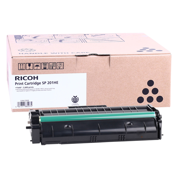 MD_RICRHSP201HE Ricoh - Toner - Nero - 407254 - 2.600 pag - immagine 1