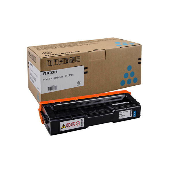 MD_RICSPC250EC Ricoh - Toner - Ciano - 407544 - 1.600 pag - immagine 1