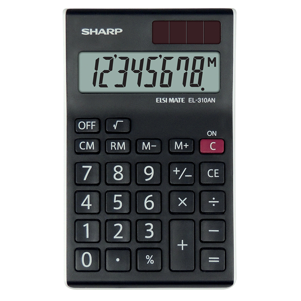 MD_SHAEL310ANWH Sharp - Calcolatrice da tavolo EL310ANWH - immagine 1