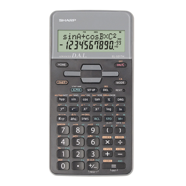 MD_SHAEL531THBGY Sharp - Calcolatrice scientifica - Grigio - EL531THBGY - immagine 1