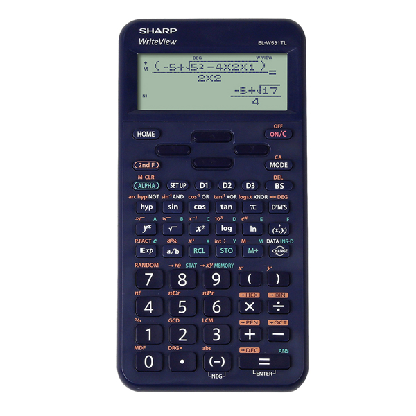 MD_SHAELW531TLBB Sharp - Calcolatrice Scientifica EL-W531TL - Blu - ELW531TLBBL - immagine 1