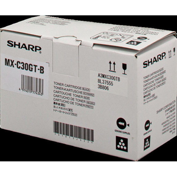 MD_SHAMXC30GTB Sharp - Toner - Nero - MXC30GTB - 6.000 pag - immagine 1