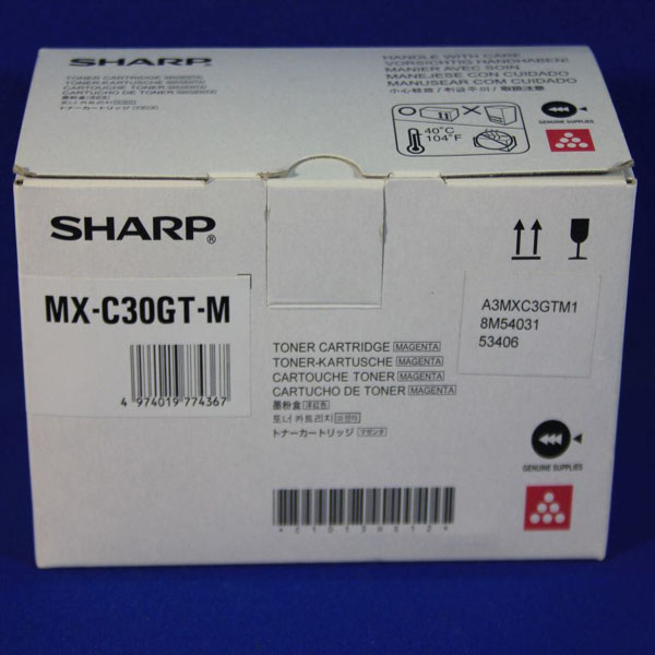 MD_SHAMXC30GTM Sharp - Toner - Magenta - MXC30GTM - 6.000 pag - immagine 1