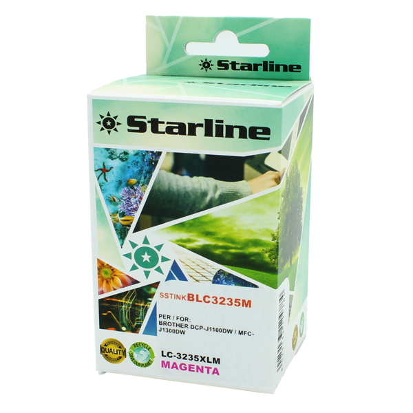 MD_SSTINKBLC3235M Starline - Cartuccia Ink per print C/BROTHER LC-3235XLM - Magenta - immagine 1