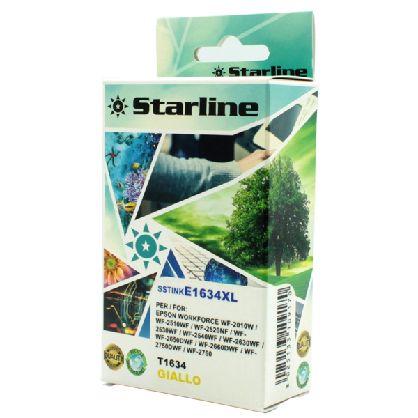 MD_SSTINKE1634XL Starline - Cartuccia ink - per Epson - Giallo - C13T16344012 - 16XL - 10ml - immagine 1