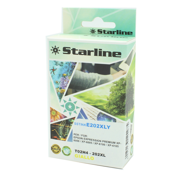 MD_SSTINKE202XLY Starline - Cartuccia Ink compatibile per Epson 202XL - Giallo - 13ml - immagine 1