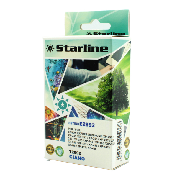 MD_SSTINKE2992 Starline - Cartuccia ink - per Epson - Ciano - C13T29924012 - 29XL - 9,6ml - immagine 1