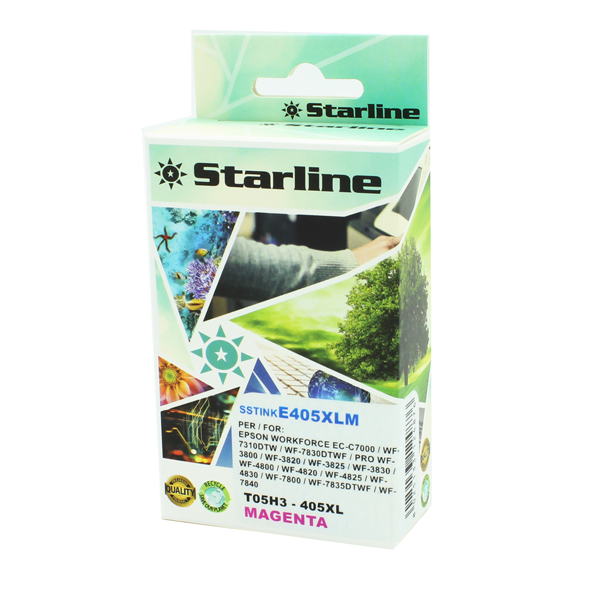 MD_SSTINKE405XLM Starline - Cartuccia Ink compatibile per Epson 405XL - Magenta - 18ml - immagine 1
