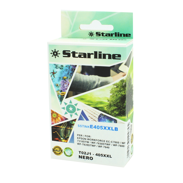 MD_SSTINKE405XXLB Starline - Cartuccia Ink compatibile per Epson 405XXL - Nero - 45ml - immagine 1