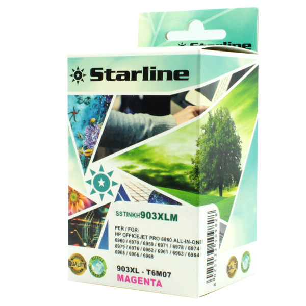 MD_SSTINKH903XLM Starline - Cartuccia ink Compatibile - per HP 903XL -Magenta -T6M07AE - immagine 1