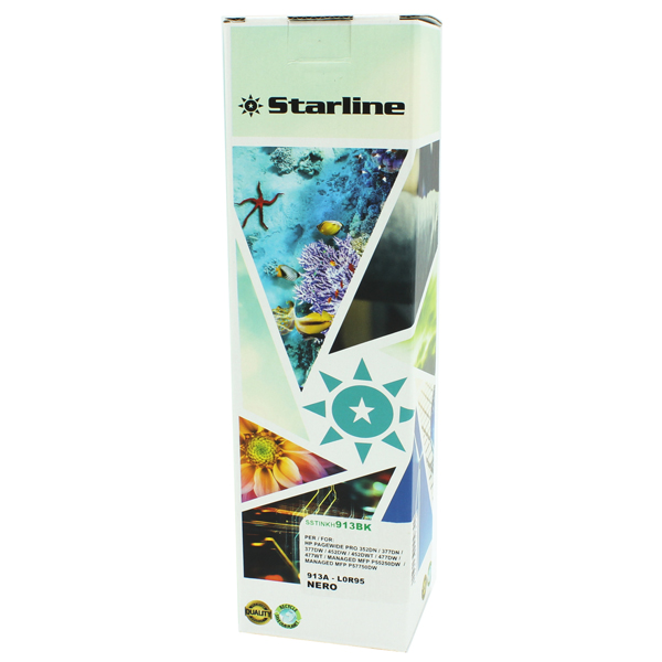 MD_SSTINKH913BK Starline - Cartuccia ink Compatibile - per HP 913 - Nero - immagine 1