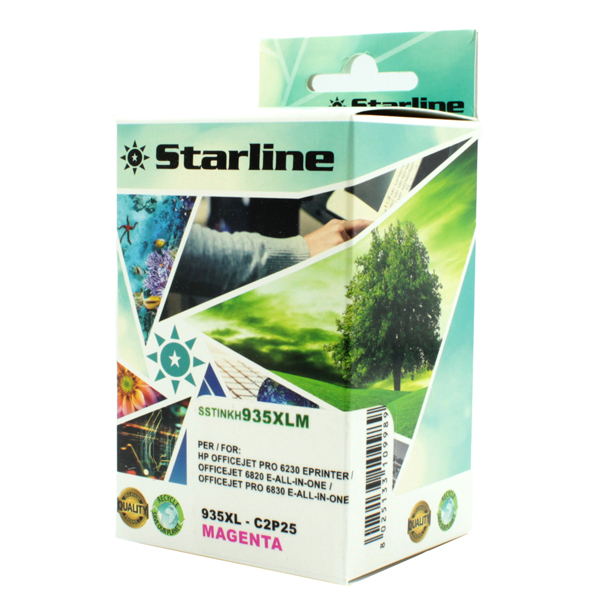 MD_SSTINKH935XLM Starline - Cartuccia ink Compatibile - per HP 935XL - Magenta - C2P25AE - 27ml - immagine 1