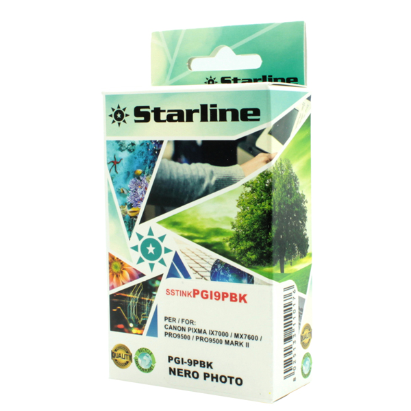 MD_SSTINKPGI9PBK Starline - Cartuccia ink - per Canon - Nero - PGI9 BK - 13,4ml - immagine 1