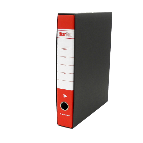 MD_STL4005 Registratore Starbox - dorso 5 cm - protocollo 23 x 33 cm - rosso - Starline - immagine 1