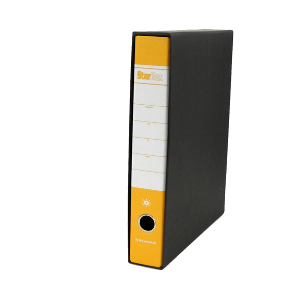 MD_STL4007S Registratore Starbox sfuso - dorso 5 cm - protocollo 23 x 33 cm - giallo - Starline - immagine 1