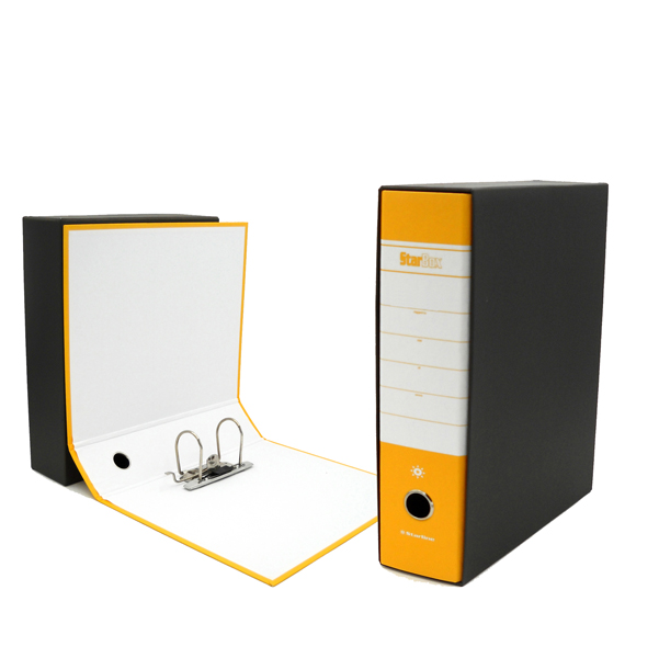 MD_STL4011 Registratore Starbox - dorso 8 cm - commerciale 23 x 30 cm - giallo - Starline - immagine 1