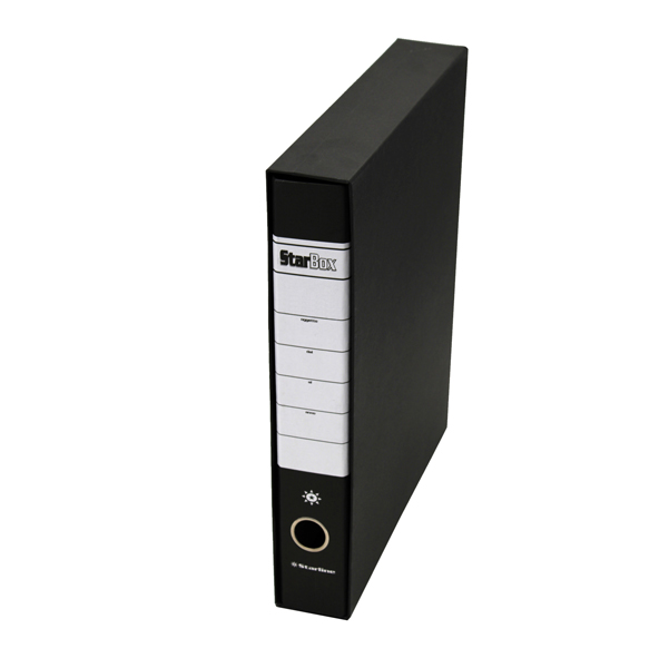 MD_STL4016 Registratore Starbox - dorso 5 cm - protocollo 23 x 33 cm - nero - Starline - immagine 1